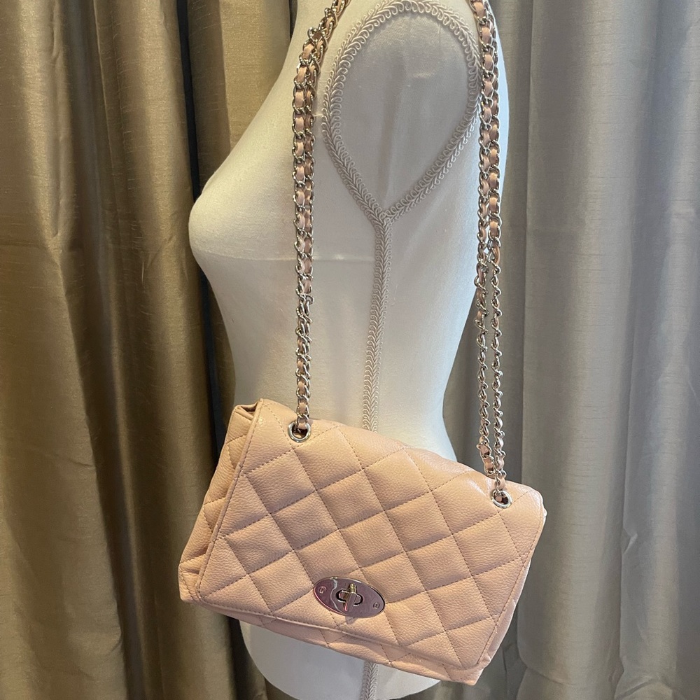 Banana Republic Pink Quilted Bag